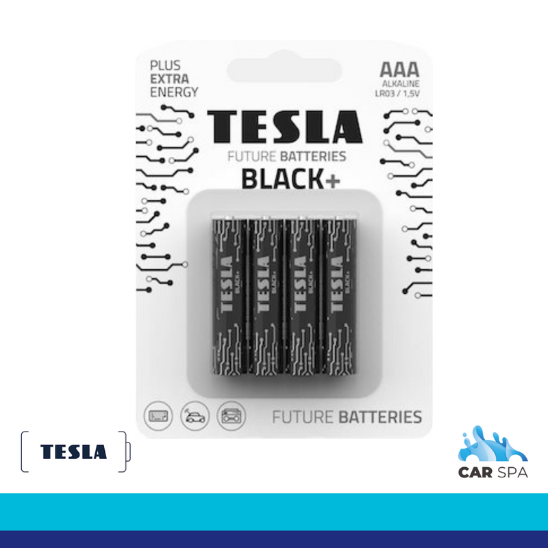 TESLA BLACK+ Alkaline Batteries AAA Type LR03 1.5V