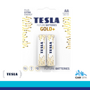 TESLA GOLD + Alkaline Batteries AA Type LR6 1.5V