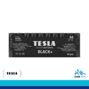 TESLA BLACK + Alkaline Batteries AA Type LR6 1.5V
