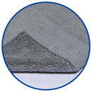 Carspa - Microfibre Towel Single Loop 380 gsm Edgeless (40x40 cm) - Light Grey