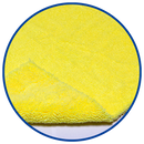 Carspa - Microfibre Towel Single Loop 380 gsm Edgeless (40x40cm) - Yellow