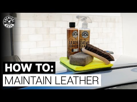 Chemical Guys Mauritius - Take care of your Leather with Chemical Guys  Leather Cleaner and Conditioner. Leather Conditioner nourishes natural  tanned leather hides and synthetic materials, preventing them from drying  out, cracking